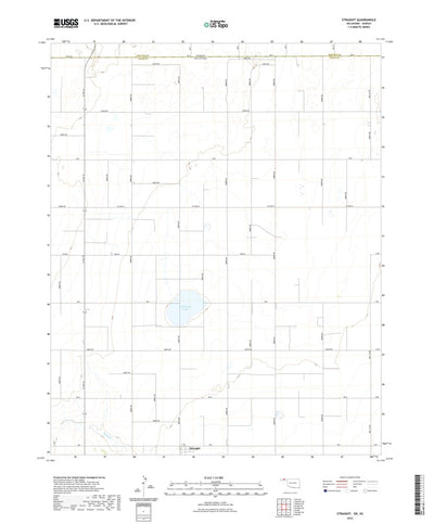 United States Geological Survey Straight, OK (2022, 24000-Scale) digital map