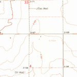 United States Geological Survey Straight, OK-KS (1967, 24000-Scale) digital map