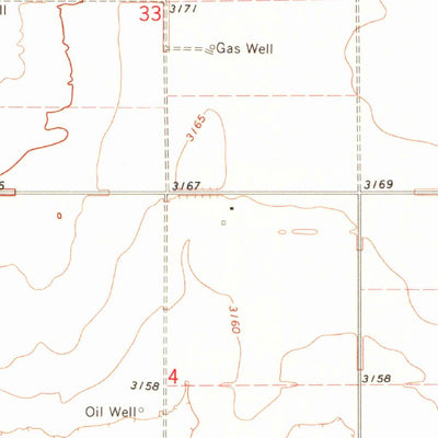 United States Geological Survey Straight, OK-KS (1967, 24000-Scale) digital map