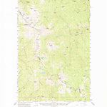 United States Geological Survey Straight Peak, MT-ID (1960, 62500-Scale) digital map