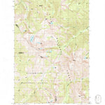 United States Geological Survey Straight Peak, MT-ID (1985, 24000-Scale) digital map