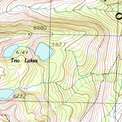 United States Geological Survey Straight Peak, MT-ID (1985, 24000-Scale) digital map