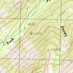 United States Geological Survey Straight Peak, MT-ID (1985, 24000-Scale) digital map