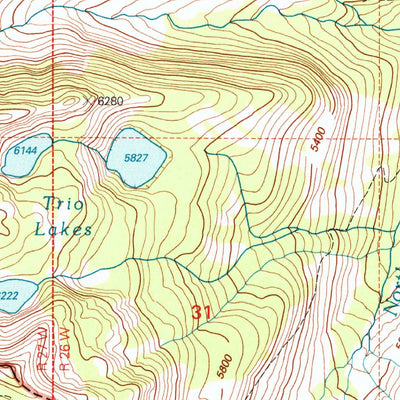 United States Geological Survey Straight Peak, MT-ID (1999, 24000-Scale) digital map