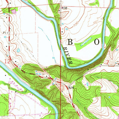 United States Geological Survey Strain, MO (1966, 24000-Scale) digital map