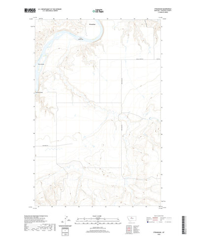 United States Geological Survey Stranahan, MT (2020, 24000-Scale) digital map