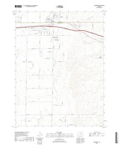 United States Geological Survey Strasburg, CO (2019, 24000-Scale) digital map