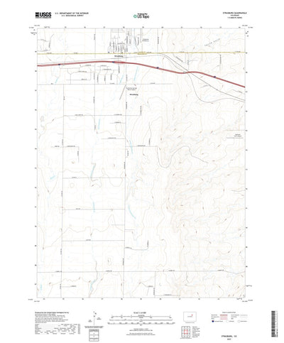 United States Geological Survey Strasburg, CO (2022, 24000-Scale) digital map