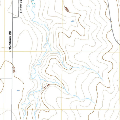United States Geological Survey Strasburg, CO (2022, 24000-Scale) digital map