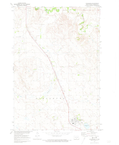 United States Geological Survey Strasburg, ND (1971, 24000-Scale) digital map