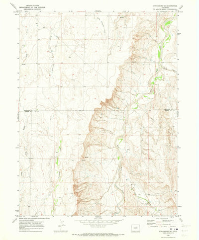 United States Geological Survey Strasburg SE, CO (1969, 24000-Scale) digital map