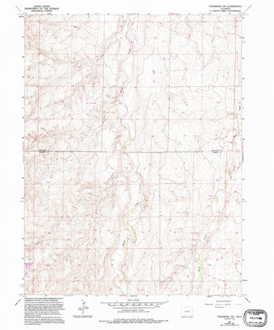 United States Geological Survey Strasburg SW, CO (1961, 24000-Scale) digital map