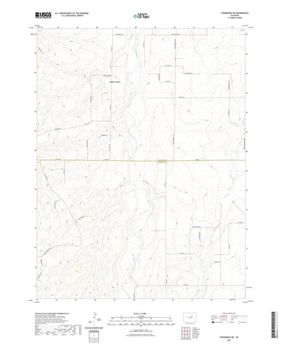 United States Geological Survey Strasburg SW, CO (2022, 24000-Scale) digital map