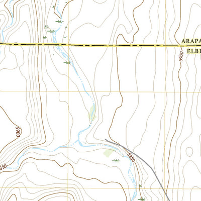 United States Geological Survey Strasburg SW, CO (2022, 24000-Scale) digital map