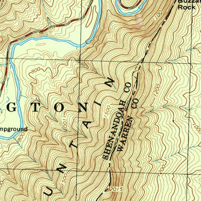 United States Geological Survey Strasburg, VA (1994, 24000-Scale) digital map