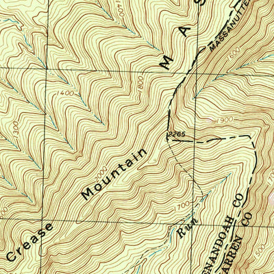 United States Geological Survey Strasburg, VA (1994, 24000-Scale) digital map