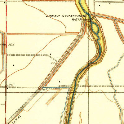 United States Geological Survey Stratford, CA (1929, 31680-Scale) digital map