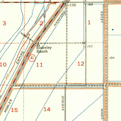 United States Geological Survey Stratford, CA (1940, 62500-Scale) digital map