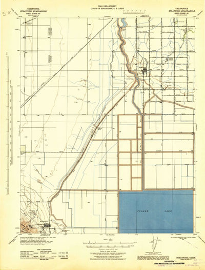 United States Geological Survey Stratford, CA (1943, 62500-Scale) digital map