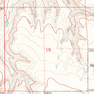 United States Geological Survey Stratford Hill, MT (1967, 24000-Scale) digital map