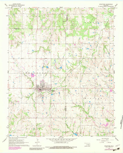United States Geological Survey Stratford, OK (1967, 24000-Scale) digital map