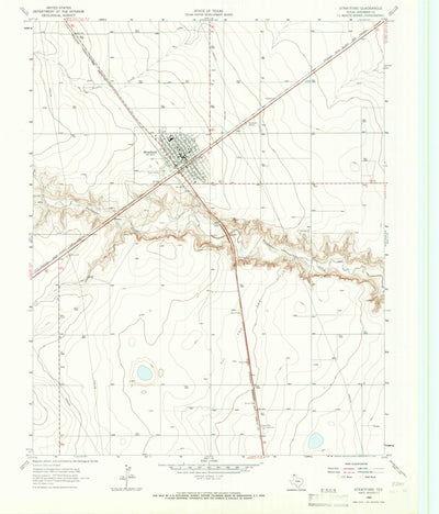 United States Geological Survey Stratford, TX (1964, 24000-Scale) digital map