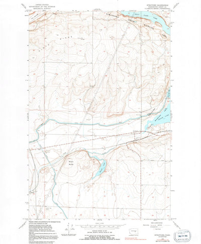 United States Geological Survey Stratford, WA (1956, 24000-Scale) digital map