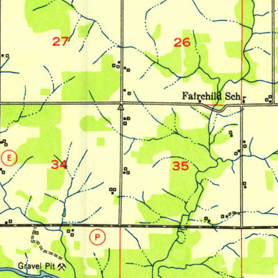 United States Geological Survey Stratford, WI (1953, 48000-Scale) digital map