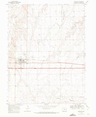 United States Geological Survey Stratton, CO (1969, 24000-Scale) digital map