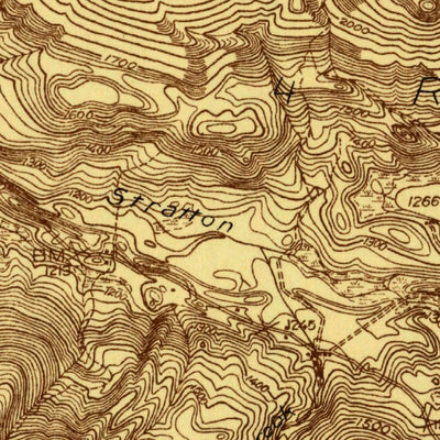 United States Geological Survey Stratton, ME (1928, 48000-Scale) digital map