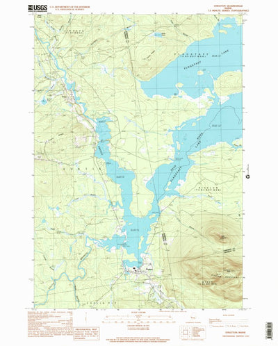 United States Geological Survey Stratton, ME (1997, 24000-Scale) digital map