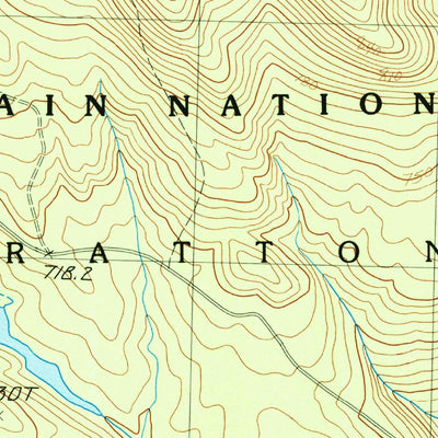 United States Geological Survey Stratton Mountain, VT (1986, 24000-Scale) digital map
