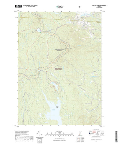 United States Geological Survey Stratton Mountain, VT (2021, 24000-Scale) digital map