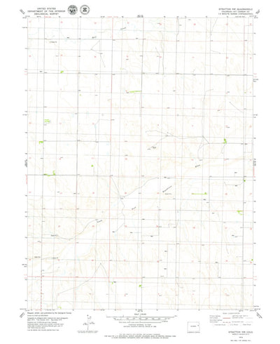 United States Geological Survey Stratton NW, CO (1979, 24000-Scale) digital map