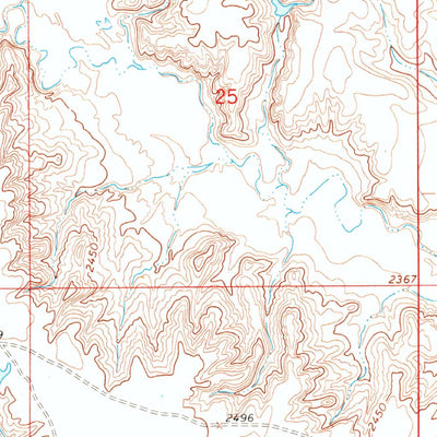United States Geological Survey Stratton Reservoir, MT (1965, 24000-Scale) digital map