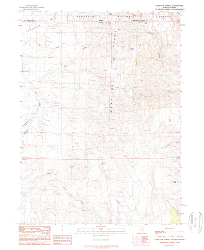 United States Geological Survey Stratton Spring, NV-ID (1989, 24000-Scale) digital map