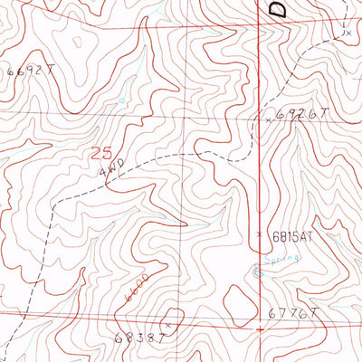 United States Geological Survey Stratton Spring, NV-ID (1989, 24000-Scale) digital map