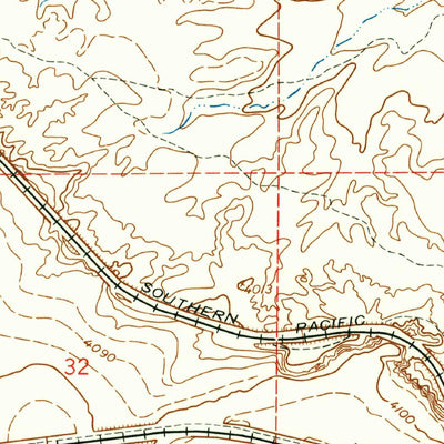 United States Geological Survey Strauss, NM-TX (1955, 24000-Scale) digital map