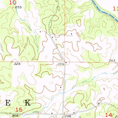 United States Geological Survey Strawberry, AR (1955, 24000-Scale) digital map