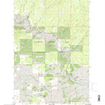 United States Geological Survey Strawberry Butte, MT (1995, 24000-Scale) digital map