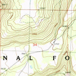 United States Geological Survey Strawberry Butte, OR (1988, 24000-Scale) digital map