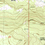 United States Geological Survey Strawberry Butte, OR (1988, 24000-Scale) digital map