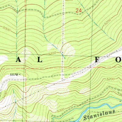 United States Geological Survey Strawberry, CA (1979, 24000-Scale) digital map