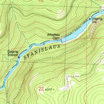 United States Geological Survey Strawberry, CA (1979, 24000-Scale) digital map