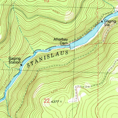 United States Geological Survey Strawberry, CA (1979, 24000-Scale) digital map