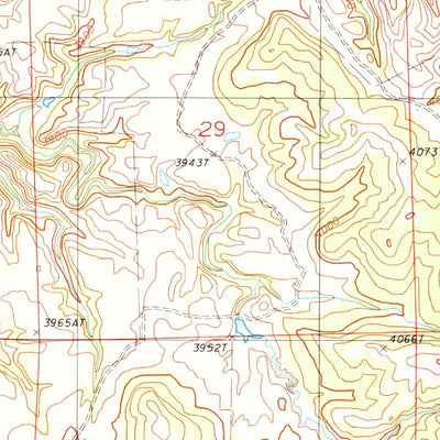 United States Geological Survey Strawberry Hill, WY (1984, 24000-Scale) digital map