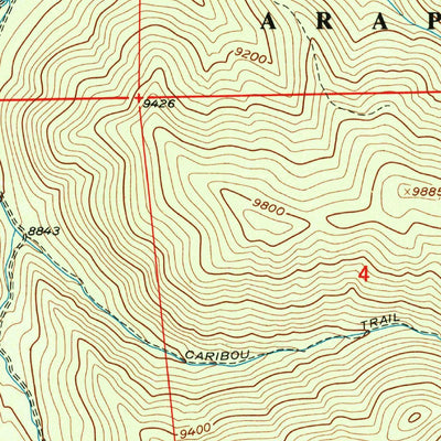 United States Geological Survey Strawberry Lake, CO (1958, 24000-Scale) digital map