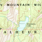 United States Geological Survey Strawberry Mountain, OR (1988, 24000-Scale) digital map