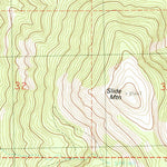 United States Geological Survey Strawberry Mountain, OR (1988, 24000-Scale) digital map