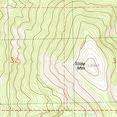 United States Geological Survey Strawberry Mountain, OR (1988, 24000-Scale) digital map